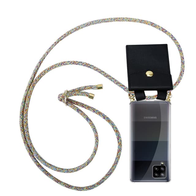 Samsung Galaxy A42 4G Skal Fodral Kedja (Gul)