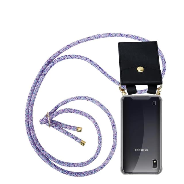 Samsung Galaxy A10 / M10 Skal Fodral Kedja (Lila)