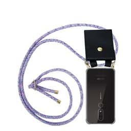 Nokia 4.2 Skal Fodral Kedja (Lila)