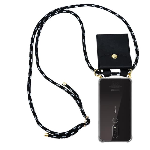 Nokia 4.2 Skal Fodral Kedja (Svart)