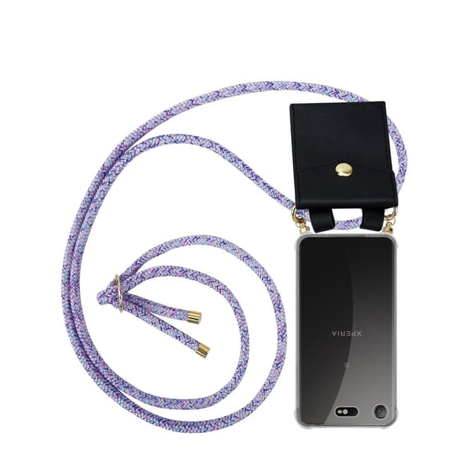 Sony Xperia XZ1 COMPACT Skal Fodral Kedja (Lila)