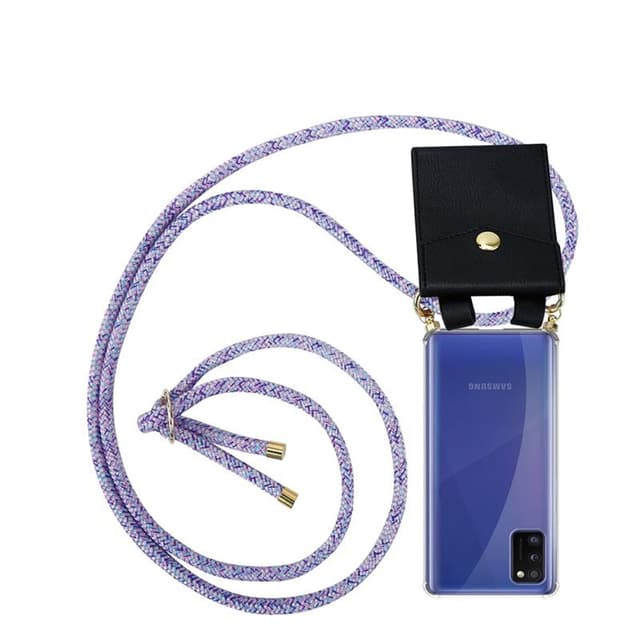 Samsung Galaxy A41 Skal Fodral Kedja (Lila)