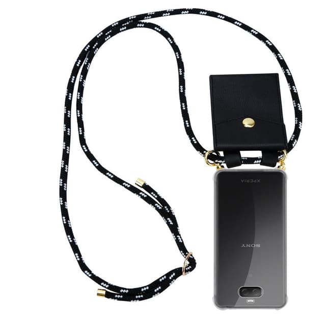 Sony Xperia 10 PLUS Skal Fodral Kedja (Svart)