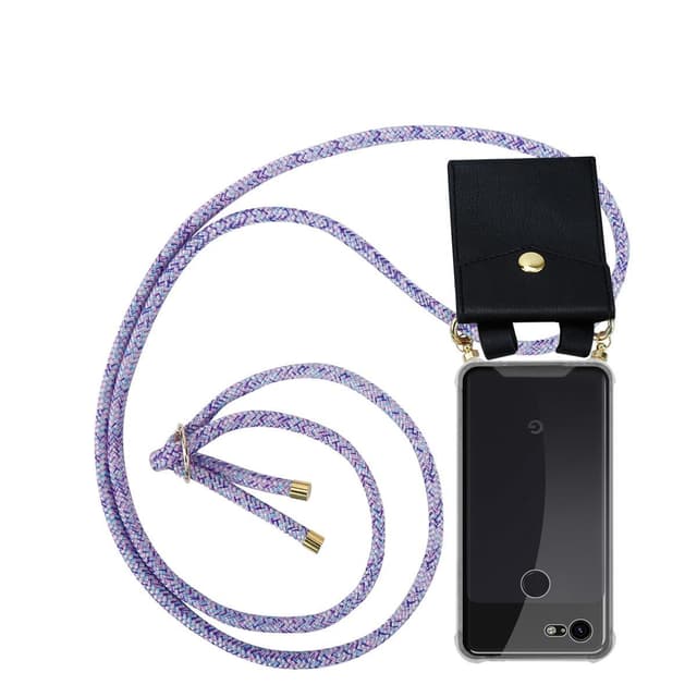 Google PIXEL 3 XL Skal Fodral Kedja (Lila)