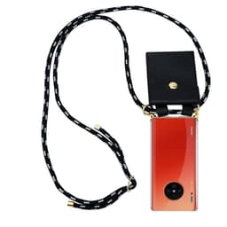 Huawei MATE 30 PRO Deksel med Halskjede (svart)