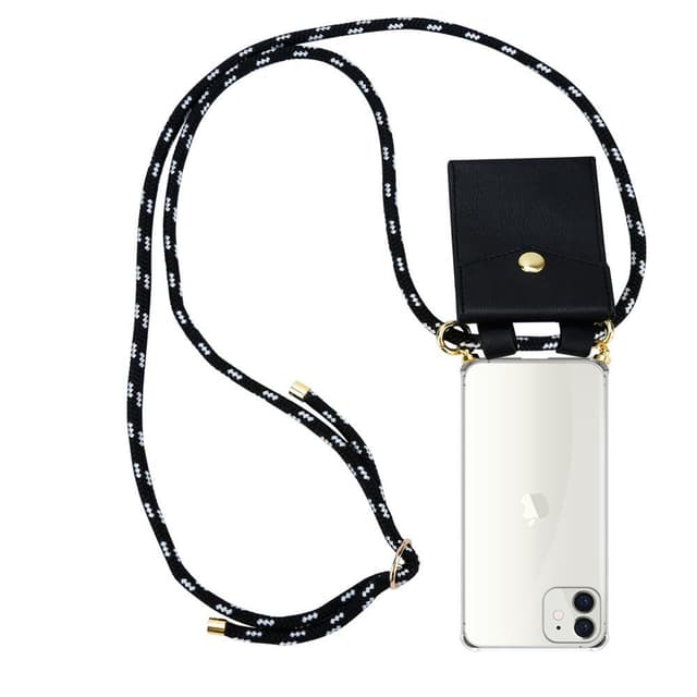 iPhone 12 MINI Skal Fodral Kedja (Svart)