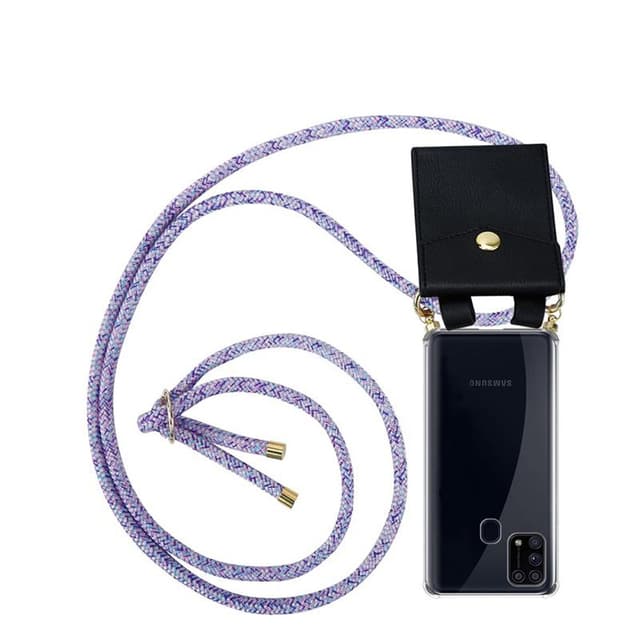 Samsung Galaxy M31 Skal Fodral Kedja (Lila)