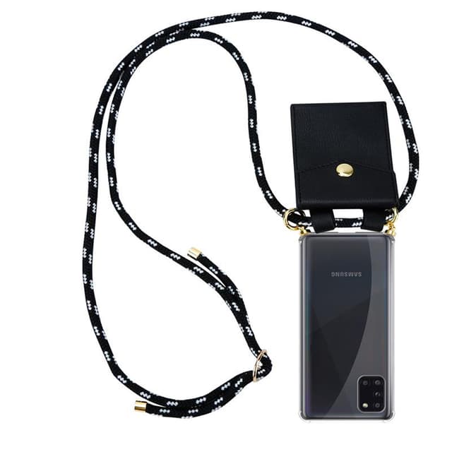 Samsung Galaxy A31 Skal Fodral Kedja (Svart)