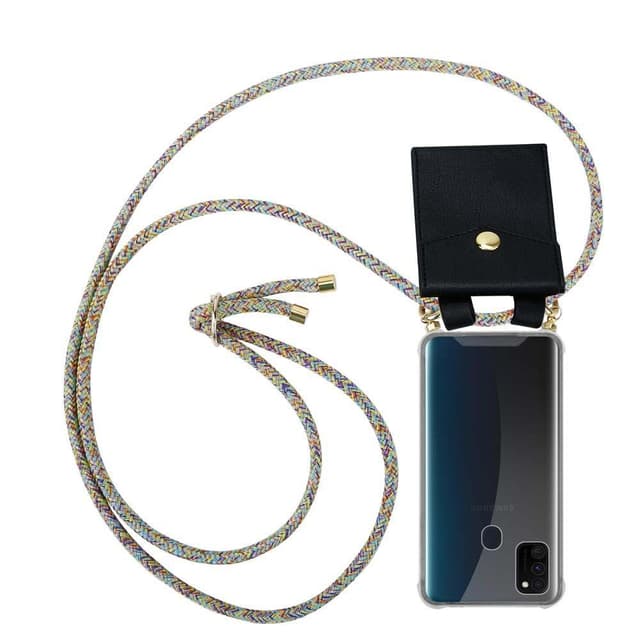 Samsung Galaxy M21 / M30s Skal Fodral Kedja (Gul)