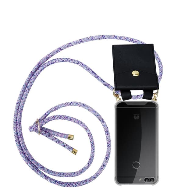 Huawei P SMART 2018 / Enjoy 7S Skal Fodral Kedja (Lila)