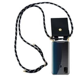 Samsung Galaxy M21 / M30s Skal Fodral Kedja (Svart)