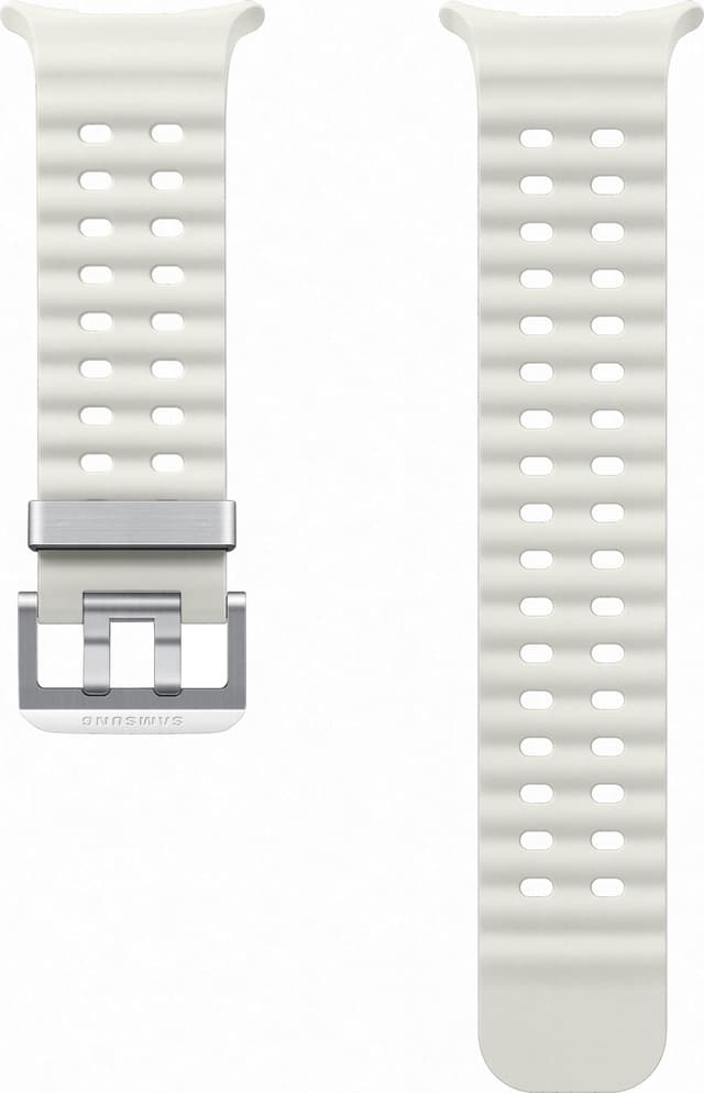 Samsung Galaxy Watch Ultra Marine armband (vit sand)