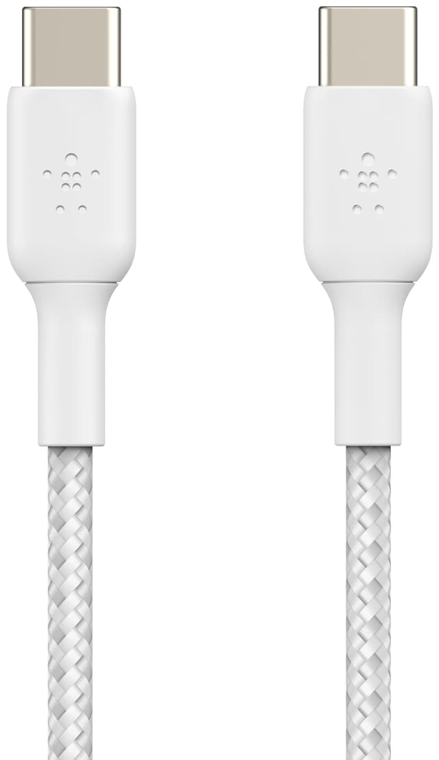 Belkin BoostCharge USB-C till USB-C flätad kabel 15 cm