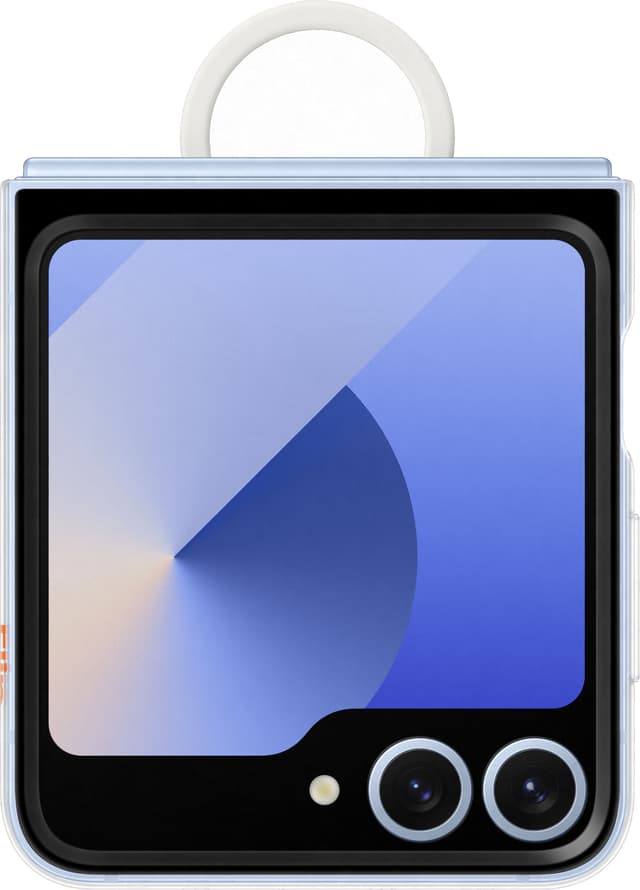 Samsung Galaxy Z Flip6 genomskinligt fodral (transparent)