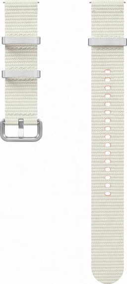 Samsung Galaxy Watch7 Athleisure armband S/M (gräddvitt)