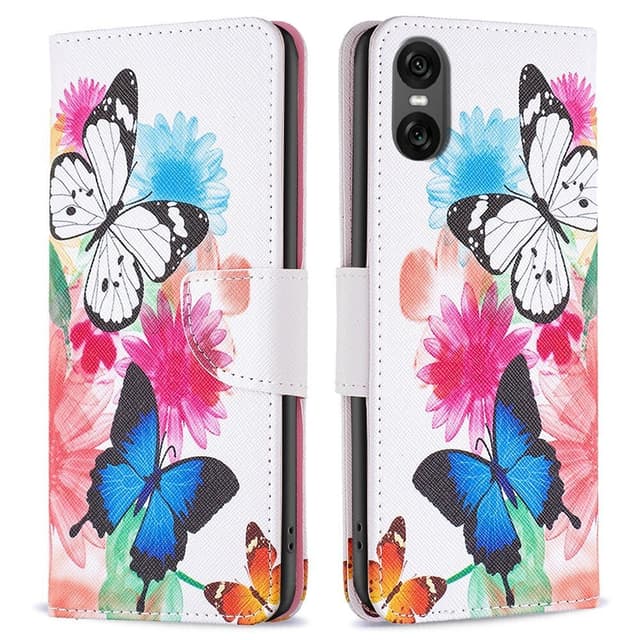 Til Sony Xperia 10 VI Lommebok-deksel Deksel Mønsterdeksel