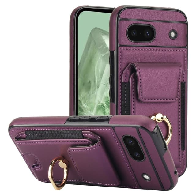 Google Pixel 8a Kickstand Case Puhelimen Suojakotelo Korttipaikoilla