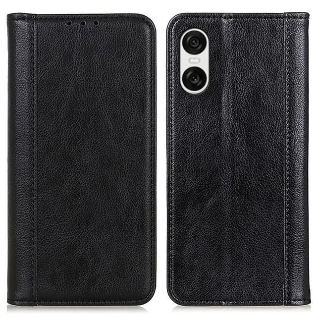 Till Sony Xperia 10 VI Plånboksfodral - Svart
