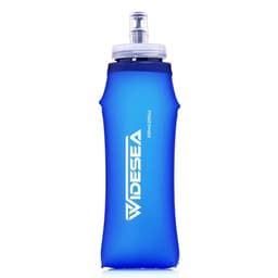 600ML utendørs sport vannflaske sammenleggbar turløping