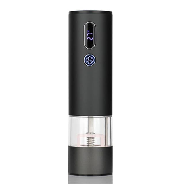 Salt Pepper Krydderkvern Batteridrevet med LED-lys