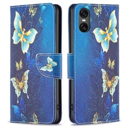 Sony Xperia 10 VI Lompakkotelineen kotelo Kuviollinen puhelimen kansi