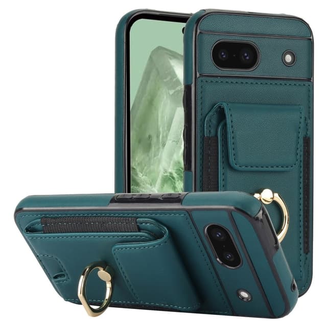 Google Pixel 8a Kickstand Case Puhelimen Suojakotelo Korttipaikoilla
