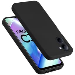 Realme C33 Suojakuori Suojakotelo (Musta)