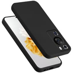 Huawei P60 Pro Suojakuori Suojakotelo (Musta)