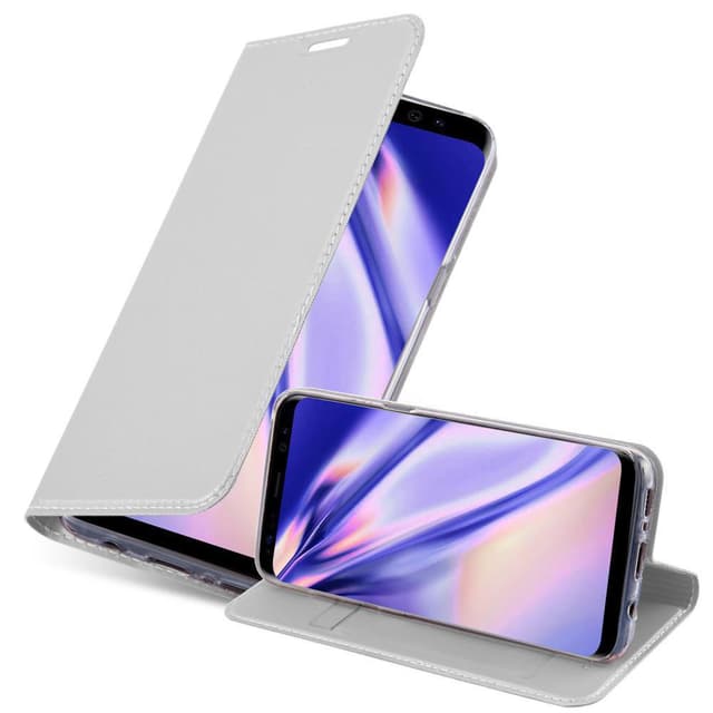 Samsung Galaxy S8 lommebokdeksel etui (sølv)