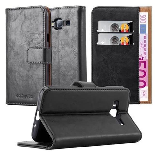Cover Samsung Galaxy J3 2016 Etui Case (Sort)