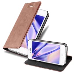 Cover iPhone 5 / 5S / SE 2016 Etui Case (Brun)