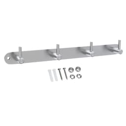 Klädstång Klädkrokar Klädhängare (modell b - 4 krokar)