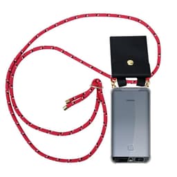 Huawei P9 Skal Fodral Kedja (Rosa)