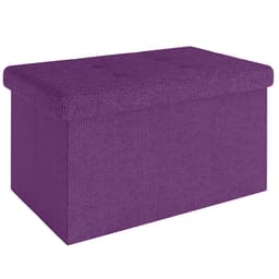 Sammenleggbar Krakk 49x30x30 cm Fotstøtte (lilla)