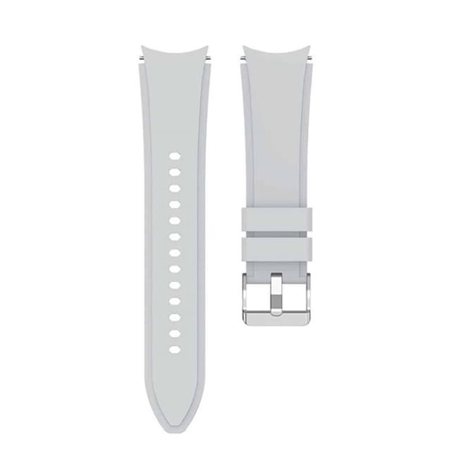 Silikone urrem No-Gap Samsung Galaxy Watch 7 (40mm) - Lysegrå