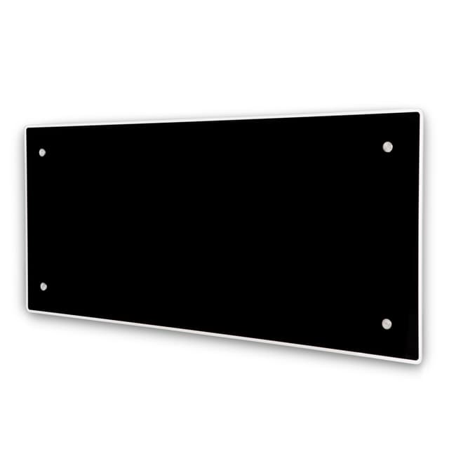 Clea L panelovn med termostat og WiFi 600W/230V, Sort glass - 8 m²