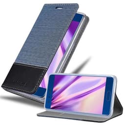 Honor 9 Suojakuori Lompakkokotelo (Sininen)