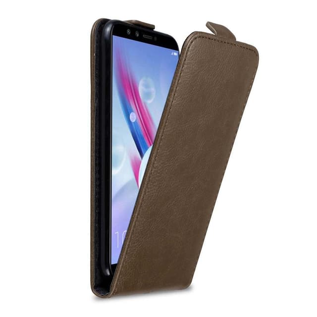 Honor 9 LITE Suojakuori Lompakkokotelo (Ruskea)