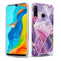 Huawei P30 LITE Plånboksfodral Skal (Lila)