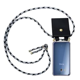 HTC OCEAN / U11 Deksel med Halskjede (grå)