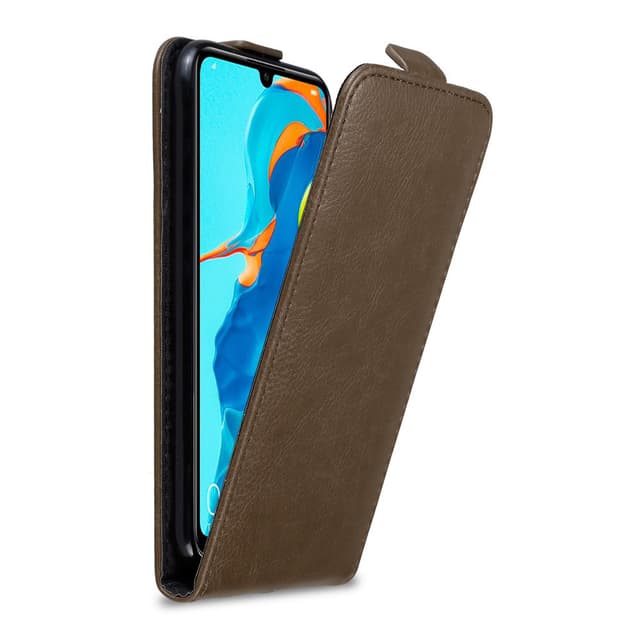 Huawei P30 LITE Pungetui Flip Cover (Brun)