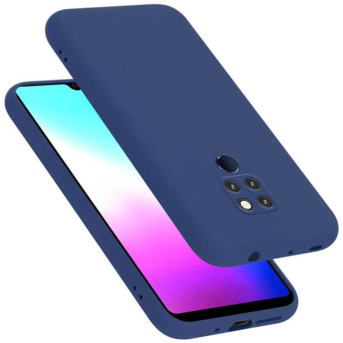 Huawei MATE 20 Skal Fodral Case Cover (Blå)
