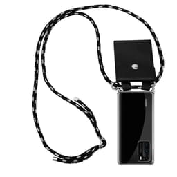 Huawei P40 Deksel med Halskjede (svart)