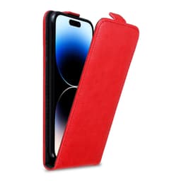 iPhone 14 PRO MAX Flipfodral Skal (Röd)