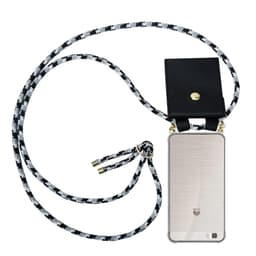 Huawei P8 LITE 2015 Deksel med Halskjede (grå)
