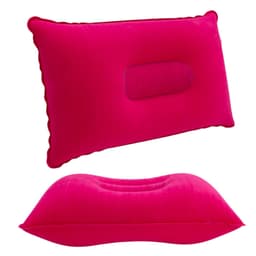 Kudde för nacken ergonomisk uppblåsbar Pillow (pink)