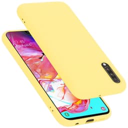 Samsung Galaxy A70 / A70s deksel case cover (gul)