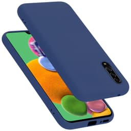 Samsung Galaxy A90 5G Suojakuori Suojakotelo (Sininen)