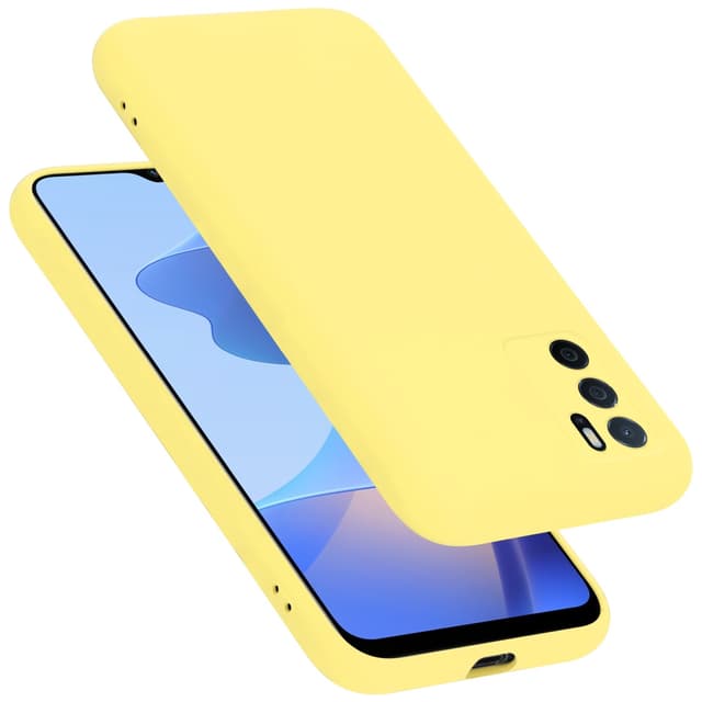 Oppo A16s / A54s Skal Fodral Case (Gul)