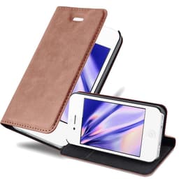 iPhone 4 / 4S Cover Etui Case (Brun)